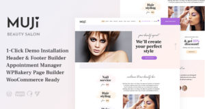 Muji | Beauty Shop & Spa Salon WordPress Template