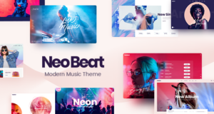 NeoBeat – Musik WordPress Layout
