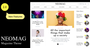 NeoMag – News und Magazin WordPress Vorlage