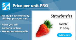 Preis pro Einheit PRO