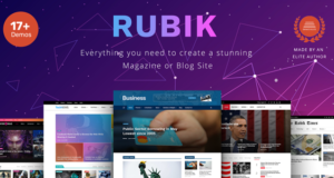Rubik – Ein perfektes Thema für die Blog Magazine Website