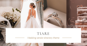 Tiare – Hochzeitsverkäufer-Verzeichnis-Thema