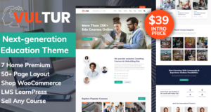 Vultur – LMS Education WordPress