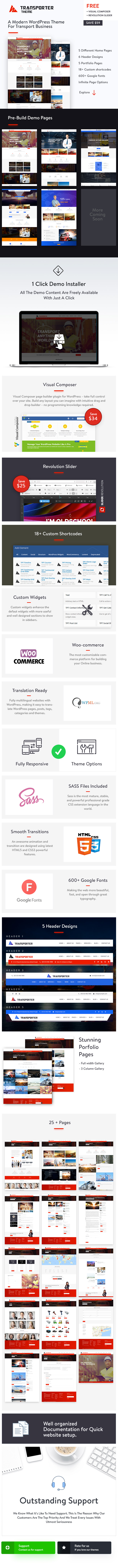 Transport & Logistik WordPress Theme - 1