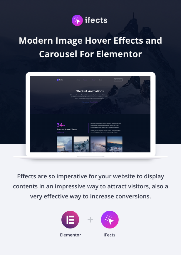 iFects Image Hover-Effekte für Elementor