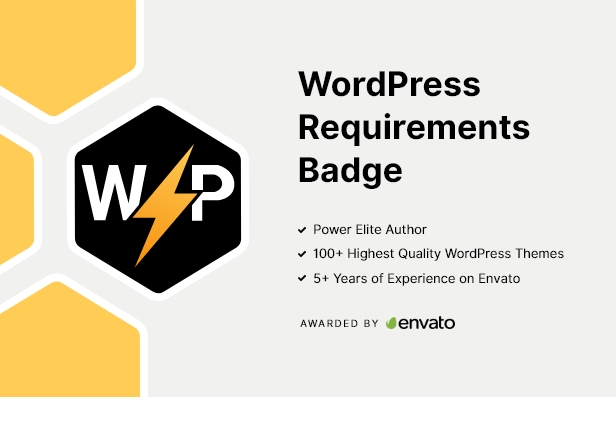 WordPress-Anforderungsabzeichen
