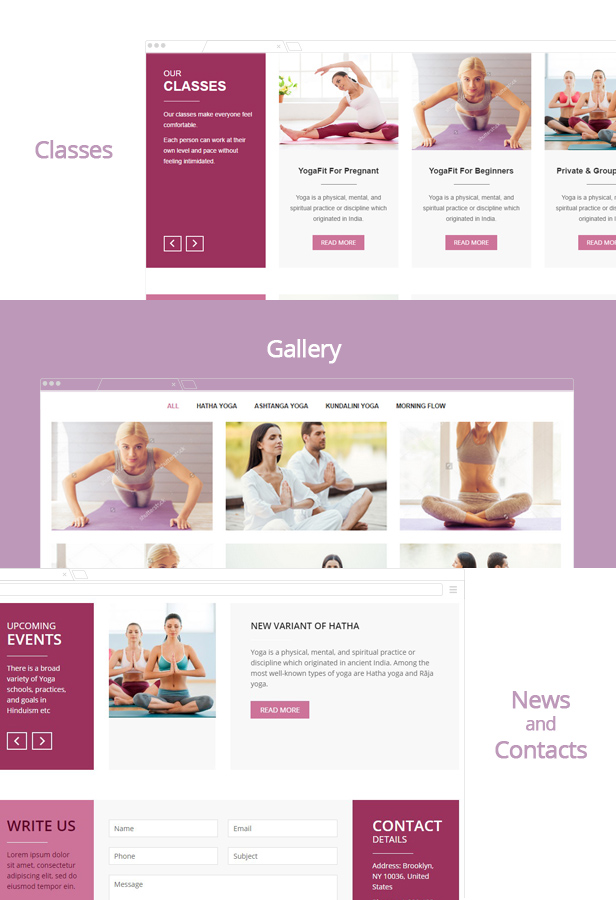 Yoga Time - Responsive WordPress Theme - 1