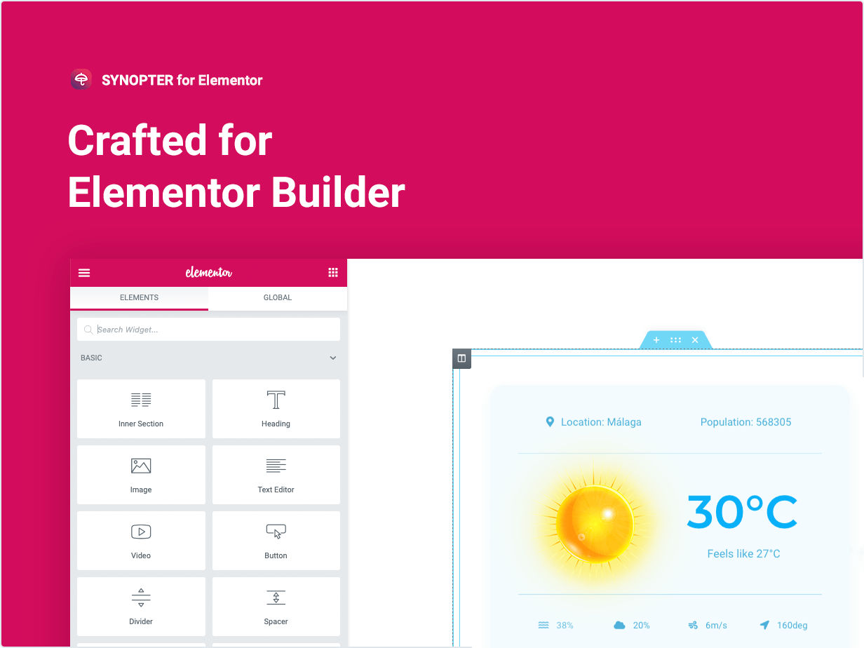 Hergestellt für Elementor Builder