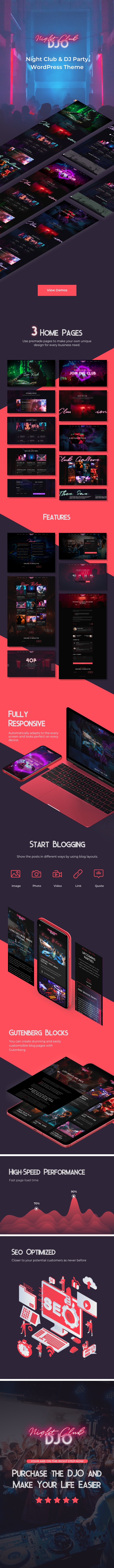 DJO - Night Club und DJ WordPress - 1