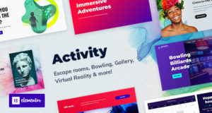 Aktivität – Buchung des WordPress-Themas