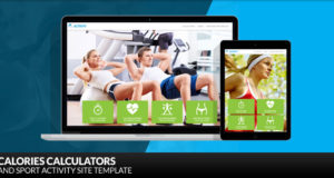 Aktivität – Kalorienrechner und Sport WordPress Layout
