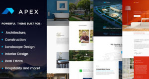 Apex – Bau, Bauherren, Designer & Architekten WordPress Vorlage