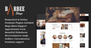 Barbee | Responsive Barber Shop & Friseursalon WordPress Template