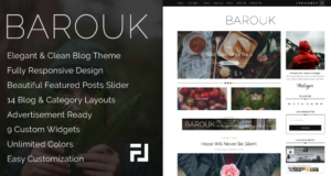Barouk – Ein elegantes, ansprechendes WordPress-Blog-Thema