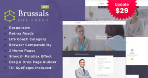 Brüssel – Personal Development Coach WordPress Layout