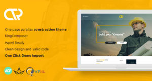 Consta – One Page Construction WordPress-Vorlage