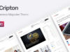 Cripton | Kryptowährung Elementor Magazine WordPress Layout