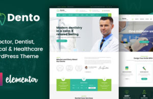 Dento – Dental Care WordPress Layout