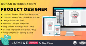 Dokan Integrate & Design Launcher Addon für LUMISE Product Designer