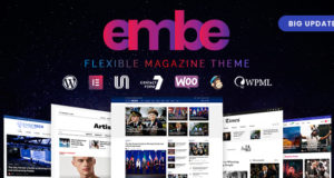 EmBe – Flexibles Magazin WordPress Template