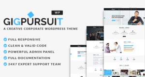 GigPursuit – Business & Corporate WordPress Layout