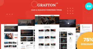 Grafton – Blog & Magazin WordPress Vorlage