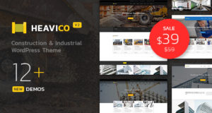 Heavico – WordPress-Template für Bauwesen und Industrie