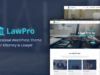 Lawpro - Ein professionelles WordPress-Vorlage für Anwälte