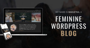 Marjetka – Ein ansprechendes weibliches WordPress-Blog-Thema