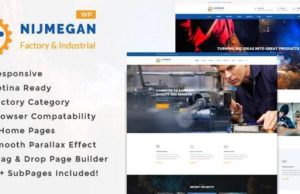 Nijmegan – WordPress-Vorlage für Fabrik- und Industrieunternehmen