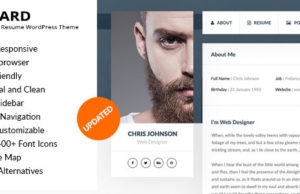 Picard – vCard & Resume WordPress Vorlage