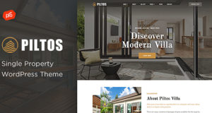 Piltos - Single Property WordPress Vorlage