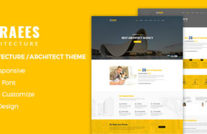 Raees – Kreatives Responsive Architecture-Thema