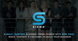 SIGMA | Business Mehrzweck- und neueste Technologie Responsive WordPress Layout