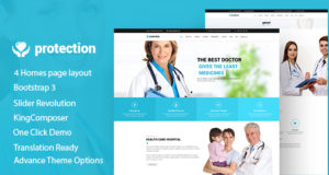 Schutz – Medizin | Health Responsive WordPress Template