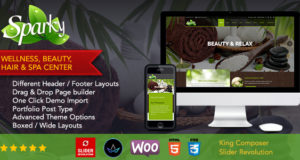 Sparky – Mehrzweck Spa & Beauty WordPress Template