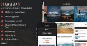 Travelera – WordPress Blog Template