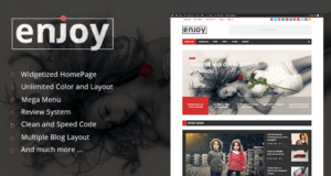 Viel Spaß – WordPress Magazine und Blog Vorlage