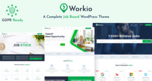 Workio – Jobbörse WordPress Layout