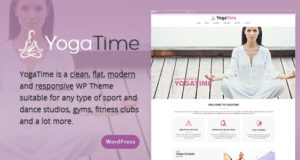 Yoga Time – Responsive WordPress Vorlage