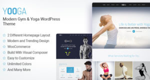 Yooga- Yoga, Fitness & Fitnessstudio WordPress Vorlage
