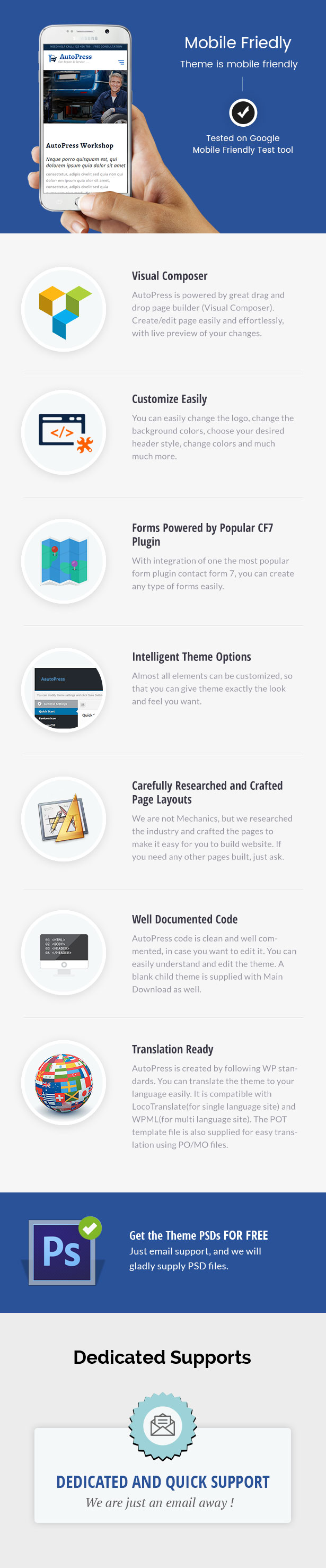 AutoPress - Autoreparatur & Services WordPress Theme - 2