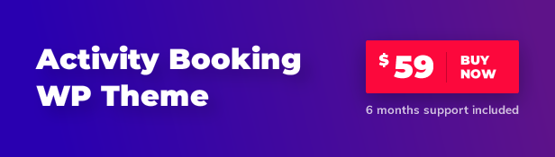Kaufen Sie Activity Booking WordPress Theme