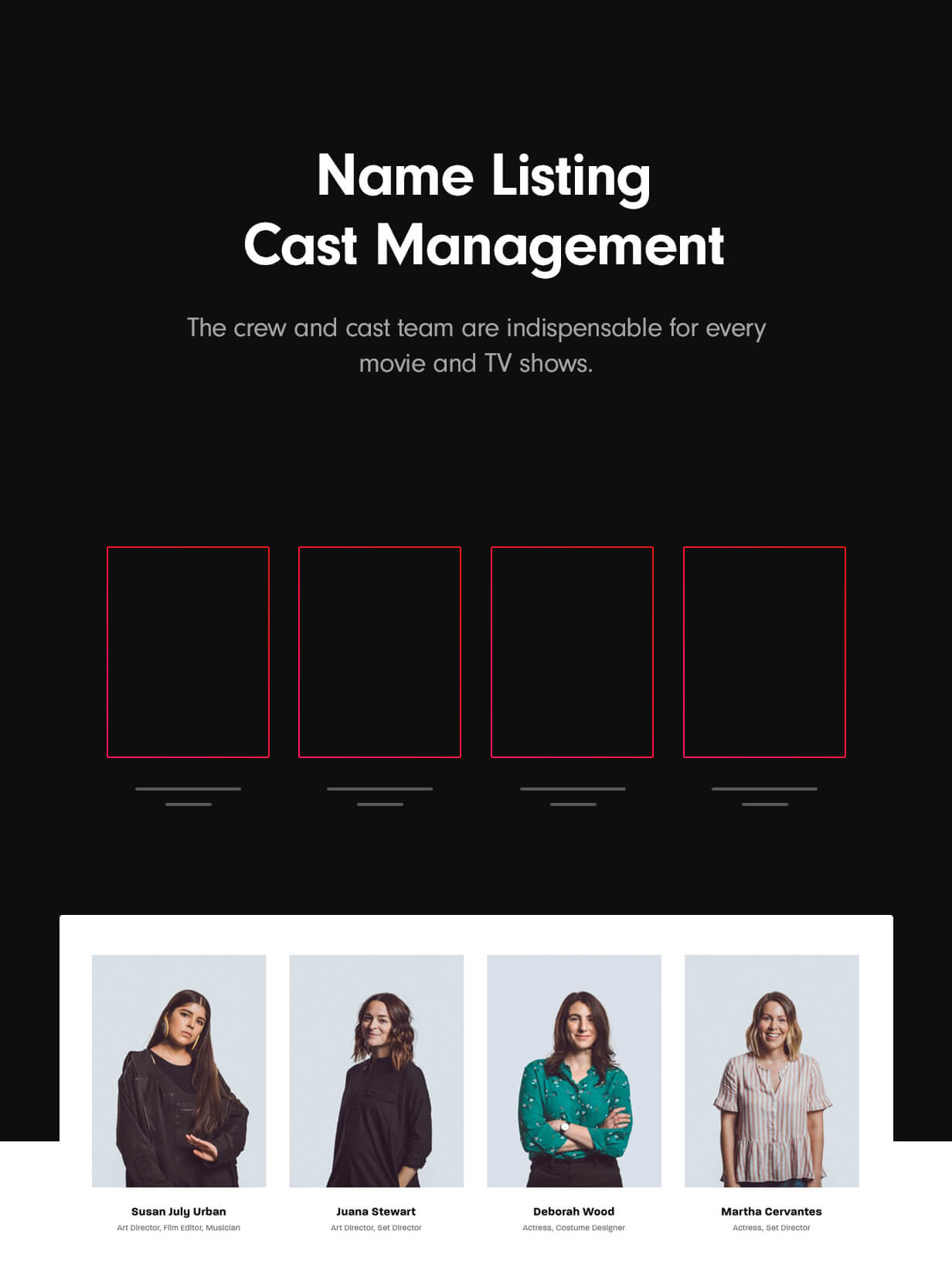 Cast Management