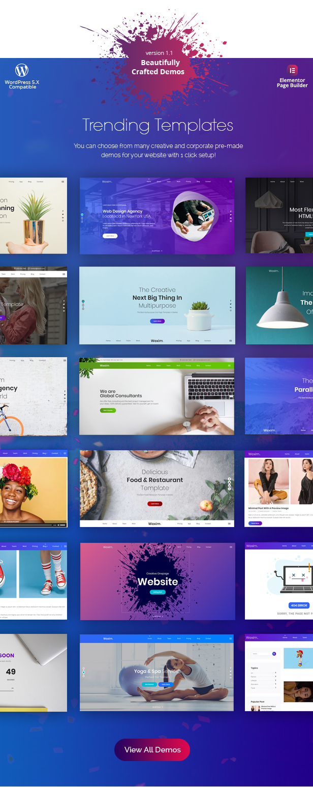 Wexim - Kreatives WordPress-Theme - 3