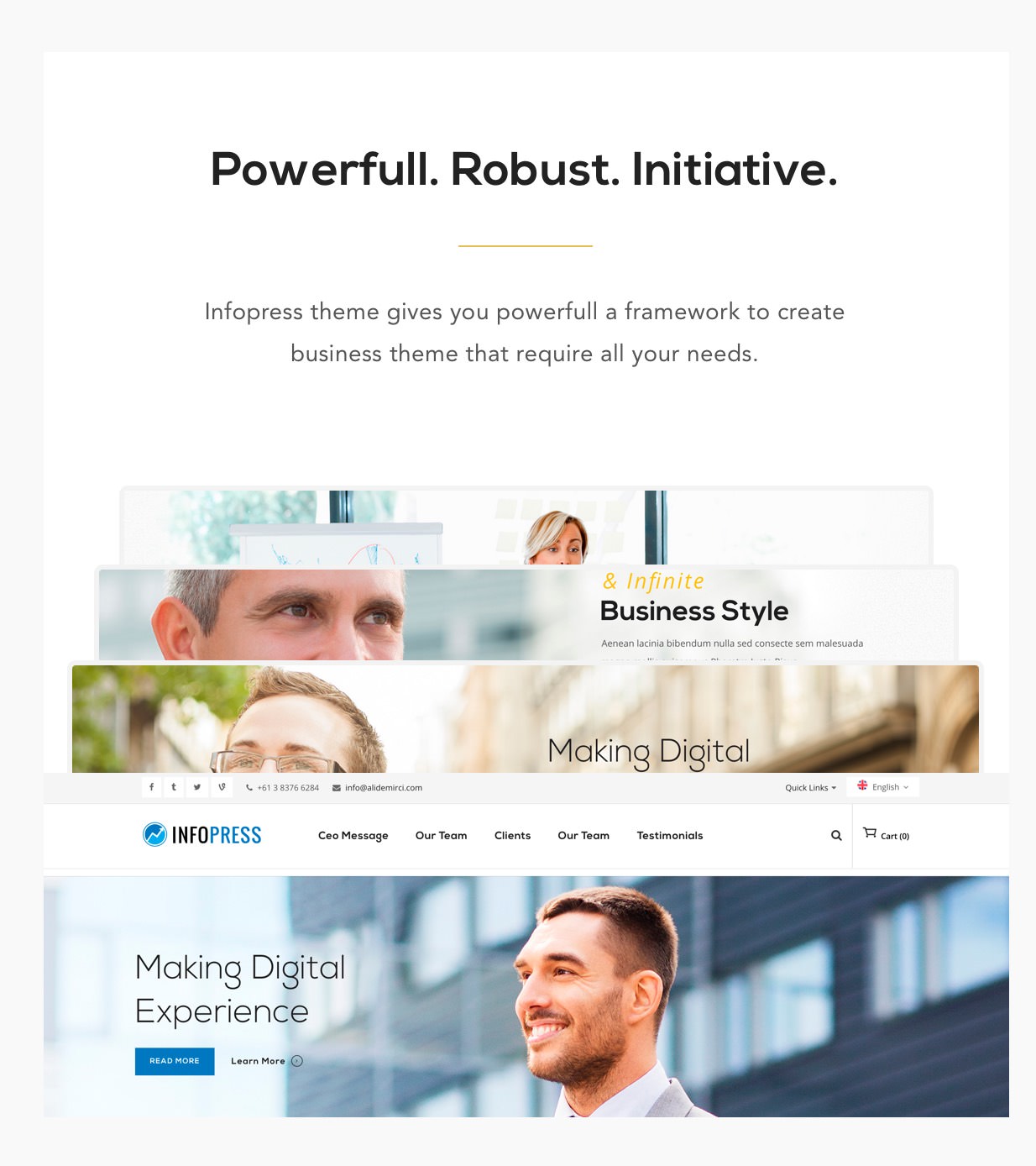Infopress Multi-Purpose Business WordPress Theme - 2