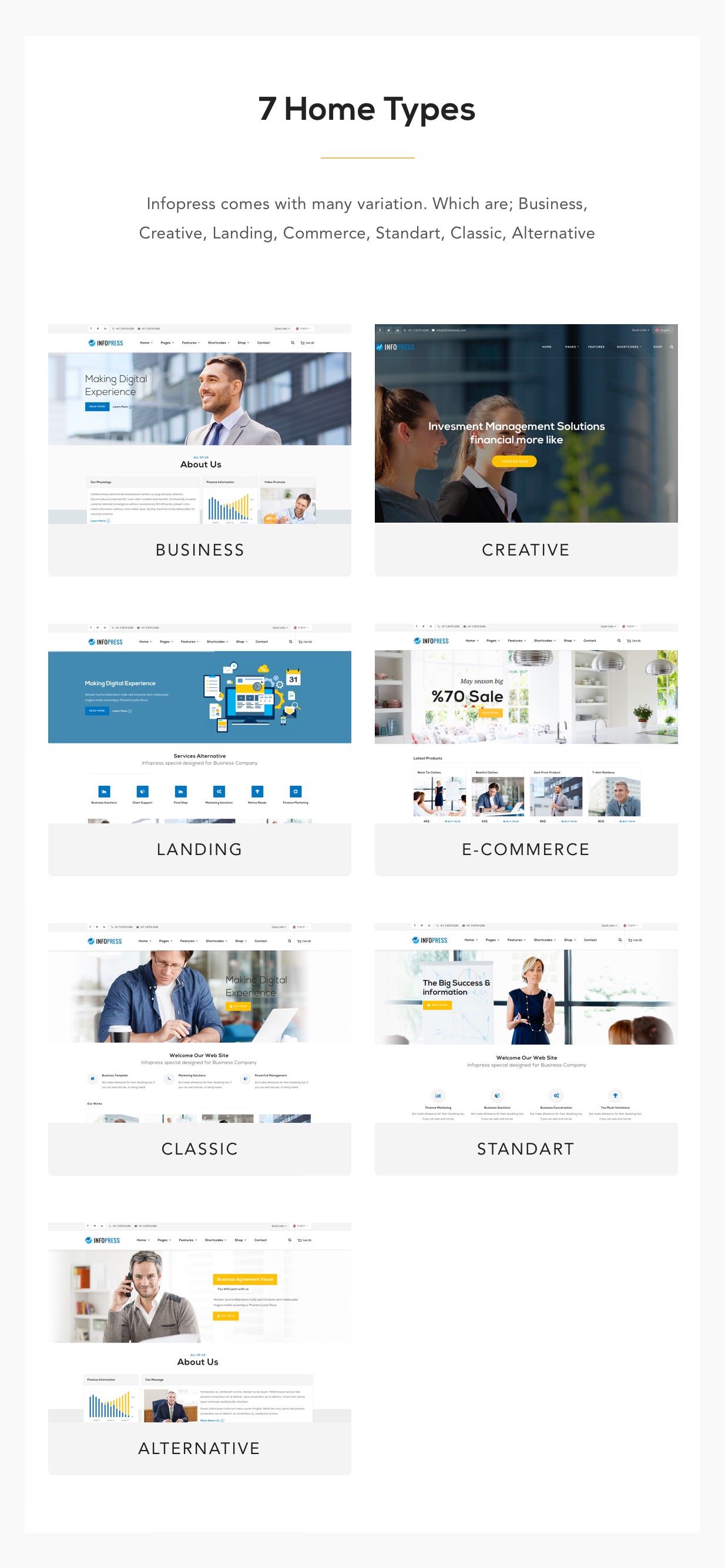 Infopress Multi-Purpose Business WordPress Theme - 3