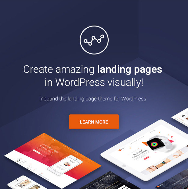 Inbound WordPress Landing Page Theme - Landing Pages, Landing Page, Produkt Landing Pages