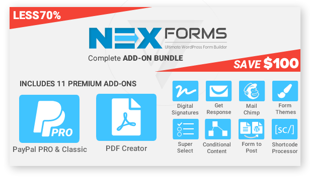 NEX-Forms - Add-On Bundle