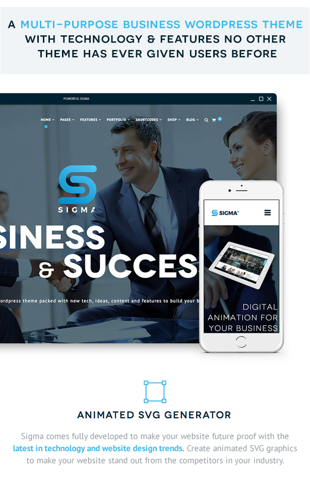 SIGMA | Business Multi-Purpose & Neueste Technologie Responsive WordPress Theme - 7